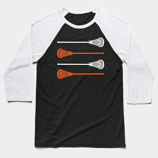 Lacrosse Stick Baseball T-Shirt by Quotes NK Tees